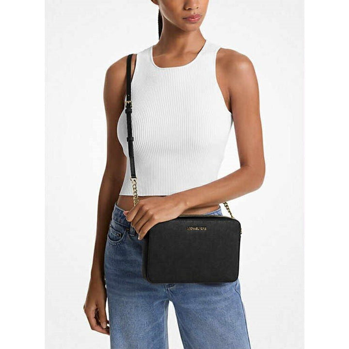 Michael Kors Jet Set Saffiano Leather Crossbody