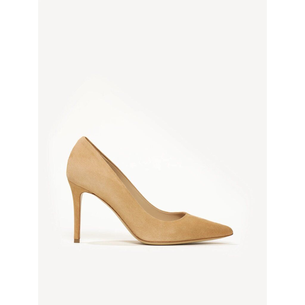 M. Gemi The Esatto 90mm Heel in Cappucino Suede - Size 37