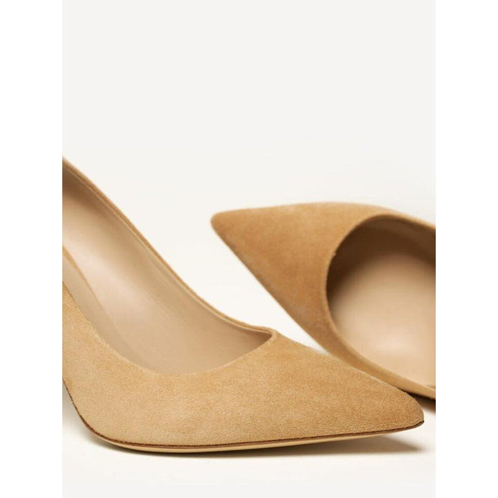M. Gemi The Esatto 90mm Heel in Cappucino Suede - Size 37
