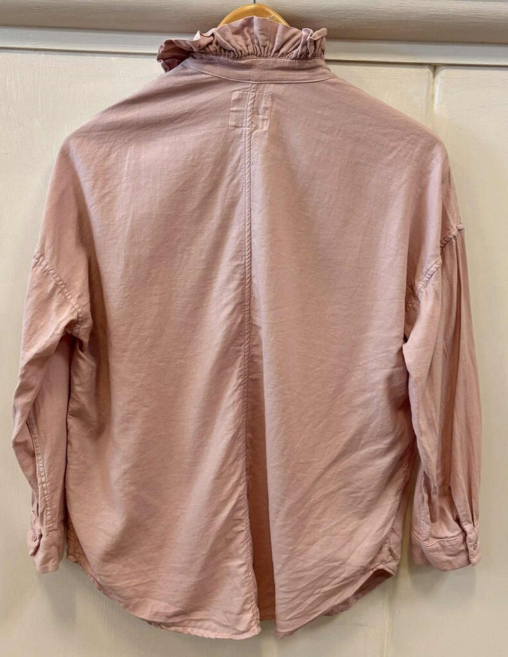 A Shirt Thing Ruffle Neck Blouse - Size Petite