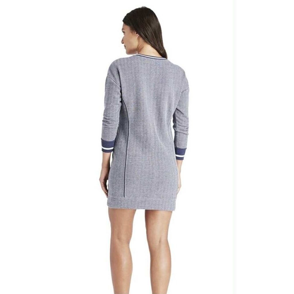VV NWT Varsity Sweatshirt Dress in Deep Bay Heather - Size Large
