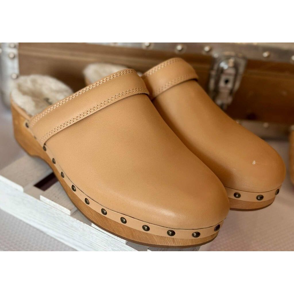 Madewell The Cecily Clog in Sherling - Size 8