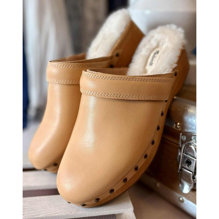 Madewell The Cecily Clog in Sherling - Size 8