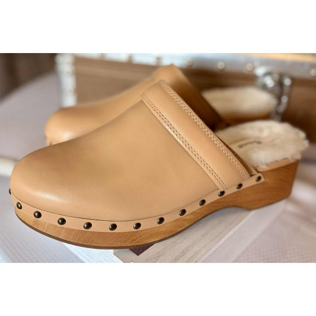 Madewell The Cecily Clog in Sherling - Size 8