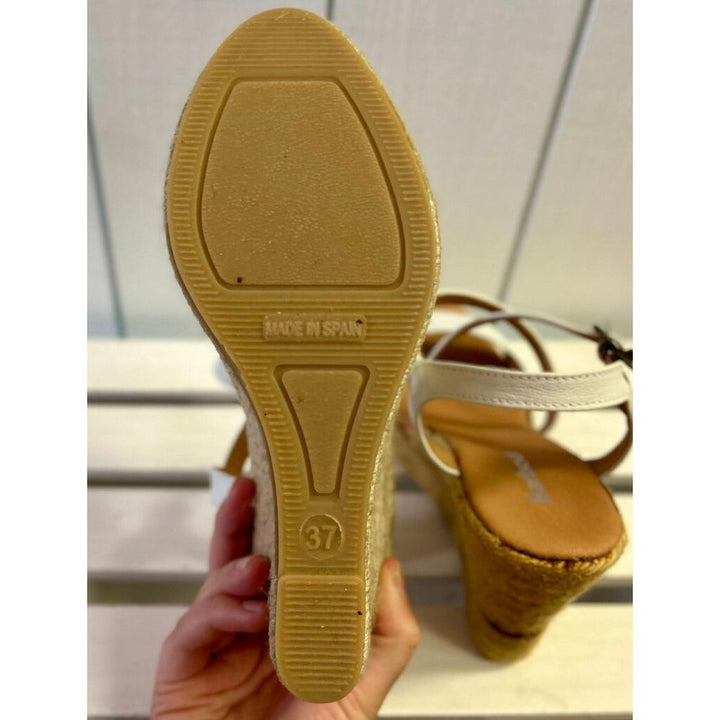 Barbour Lucia Espadrille Wedge Sandal - Size 6