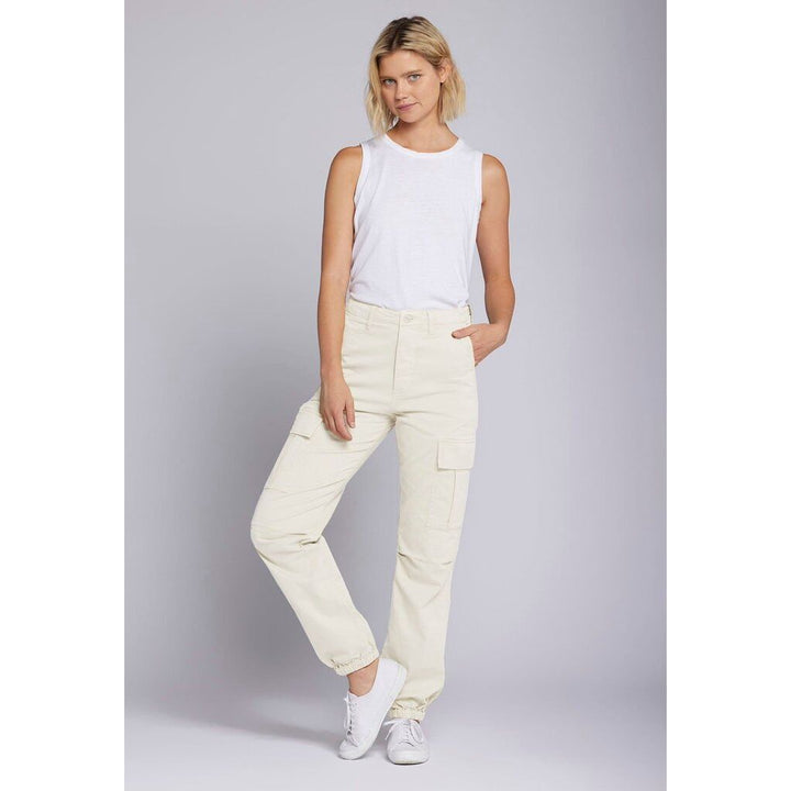 Current Elliott The Legionary Pants in Biscuit White - Size 30