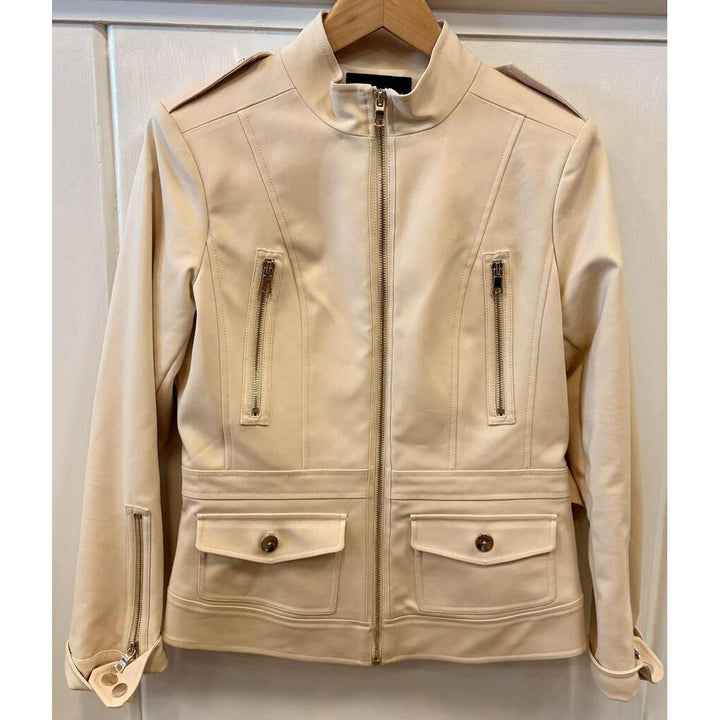 Etcetera Belted Moto Jacket - Size 10