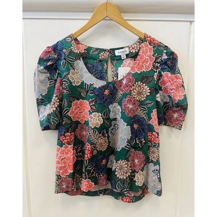Evereve NWT Mabel Scoop Blouse - Size Small