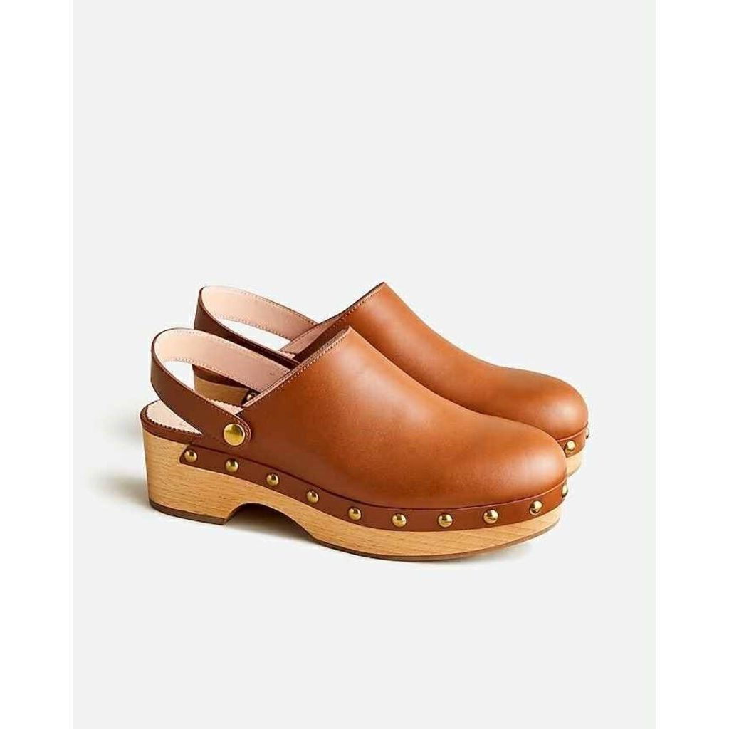 J Crew Convertible Leather Clogs - Size 8.5