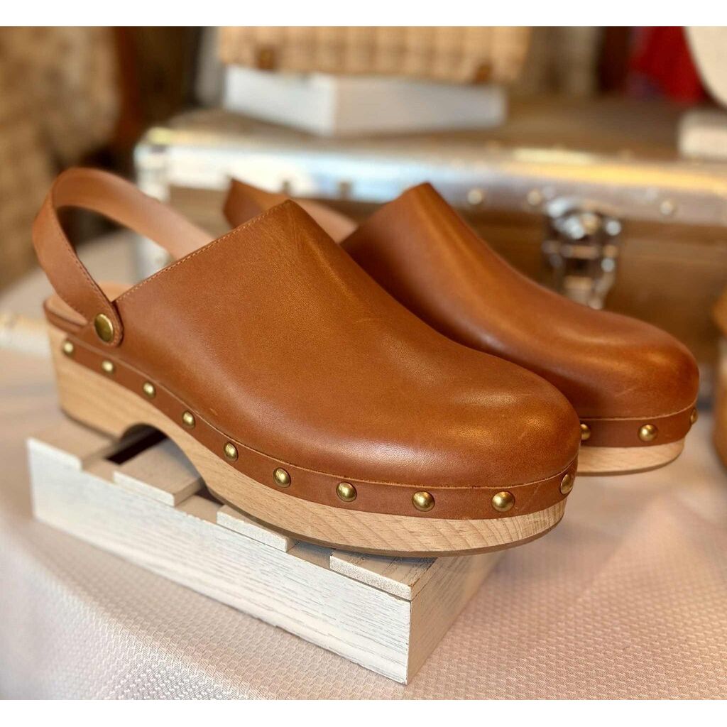 J Crew Convertible Leather Clogs - Size 8.5