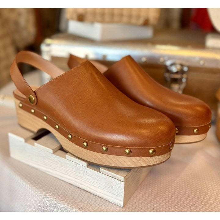 J Crew Convertible Leather Clogs - Size 8.5