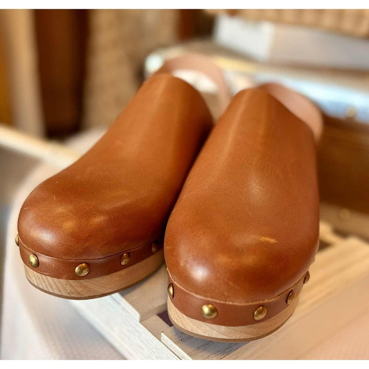 J Crew Convertible Leather Clogs - Size 8.5
