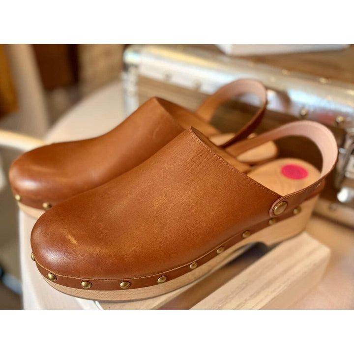 J Crew Convertible Leather Clogs - Size 8.5