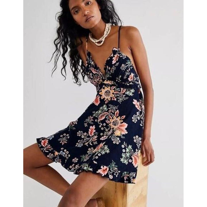 Free People Cord Looking Glass Mini Dress - Size Small