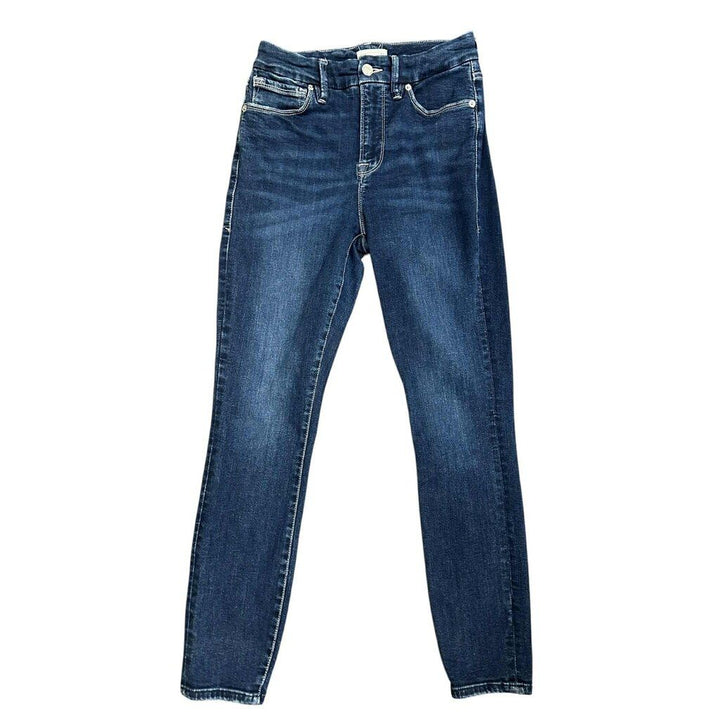 Good American Good Legs Skinny Cropped Jeans in Blue 260 - Size 4