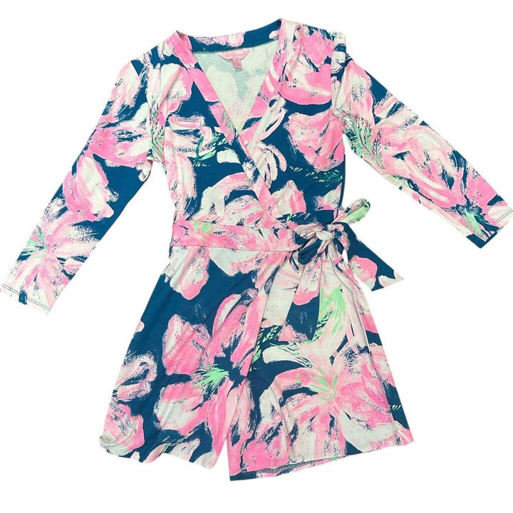Lilly Pulitzer Floral Long sleeve Romper Size - XS
