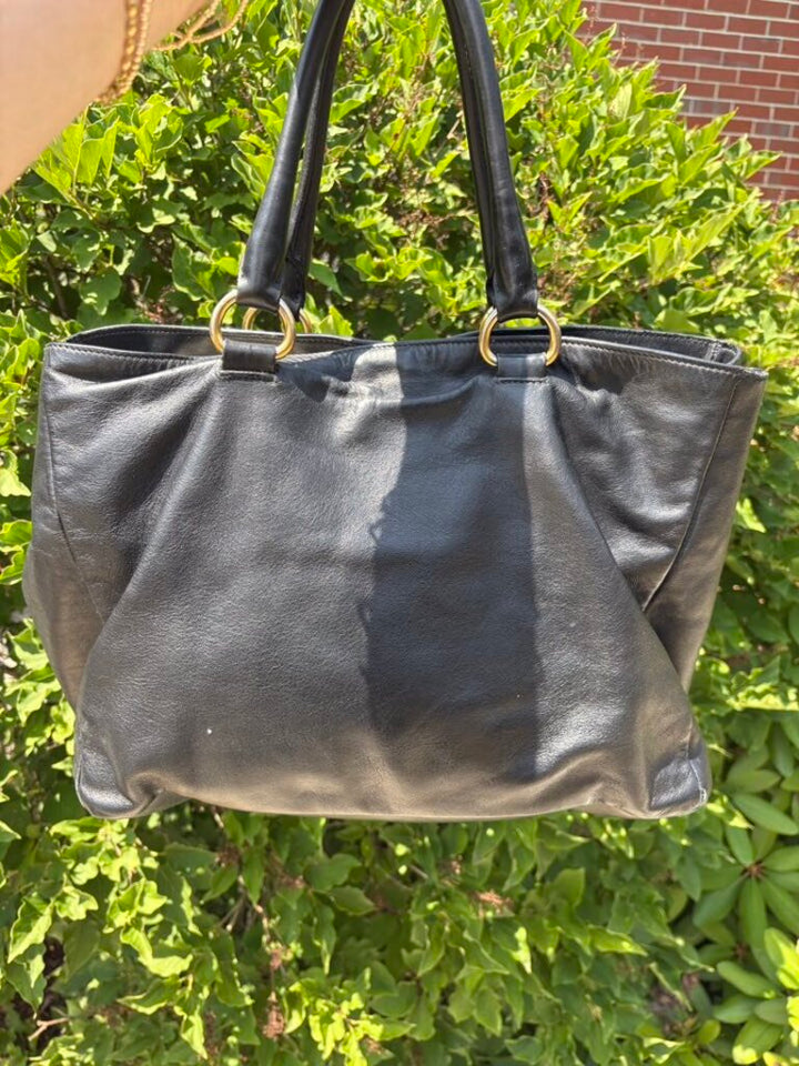 Prada Tessuto Leather Tote