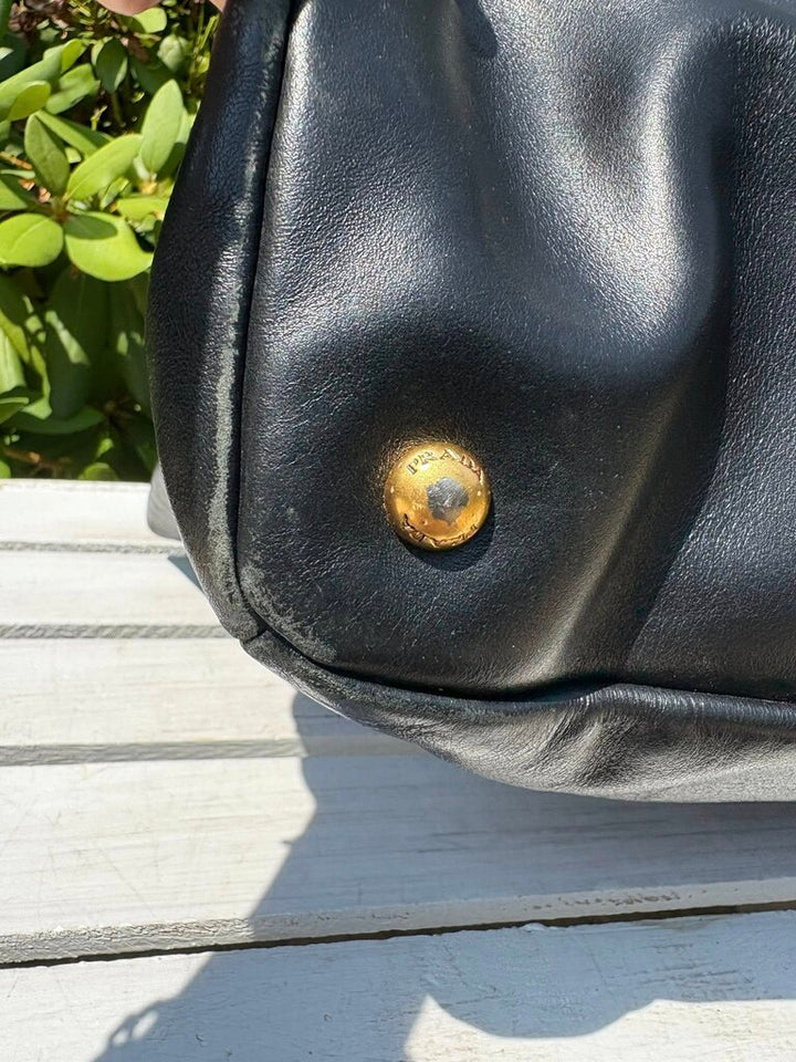 Prada Tessuto Leather Tote