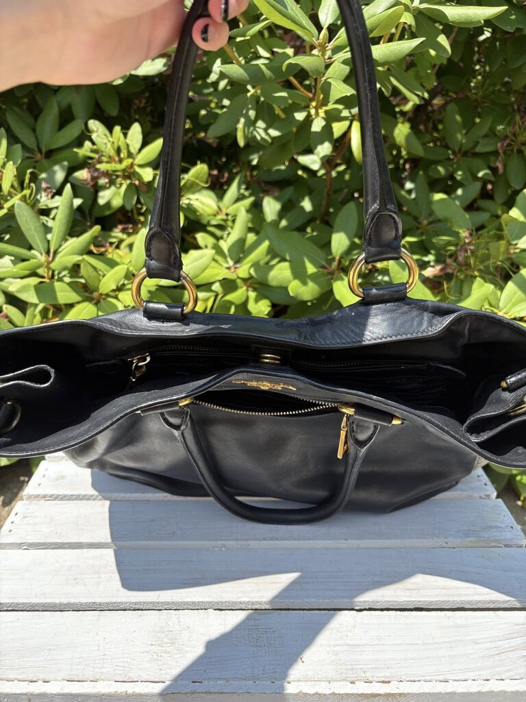 Prada Tessuto Leather Tote