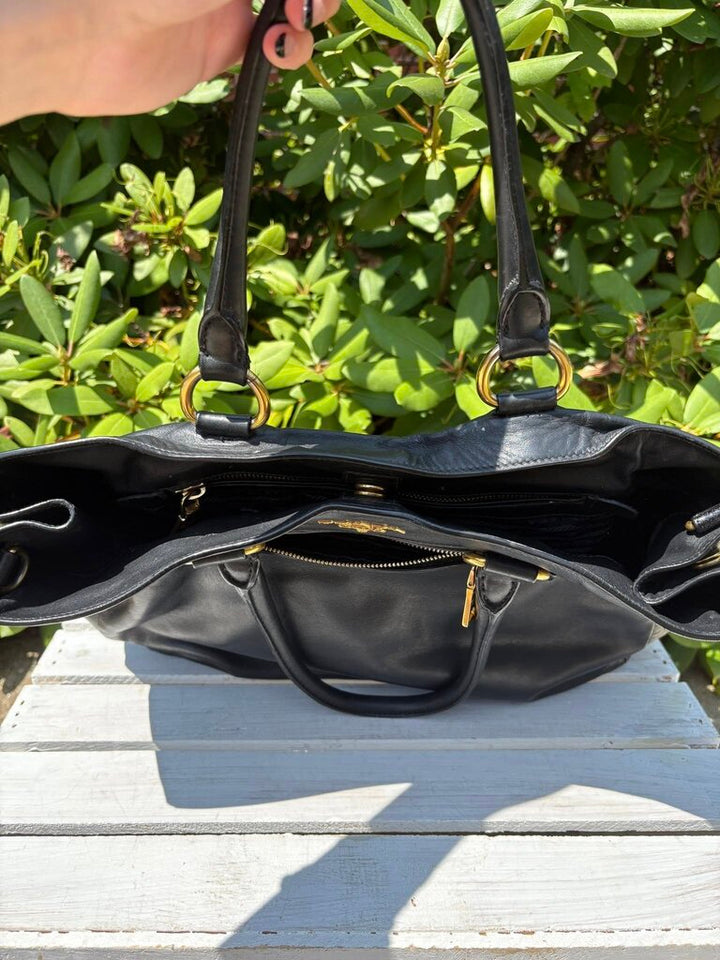 Prada Tessuto Leather Tote