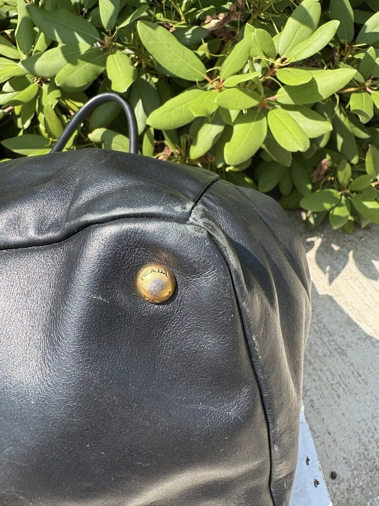 Prada Tessuto Leather Tote