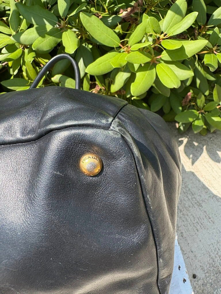 Prada Tessuto Leather Tote