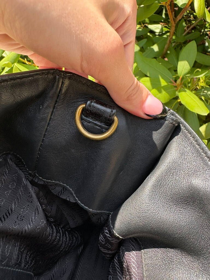 Prada Tessuto Leather Tote