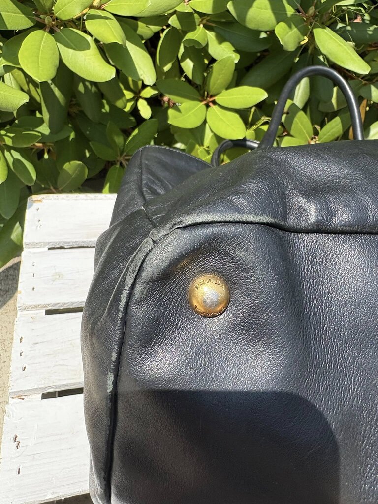 Prada Tessuto Leather Tote