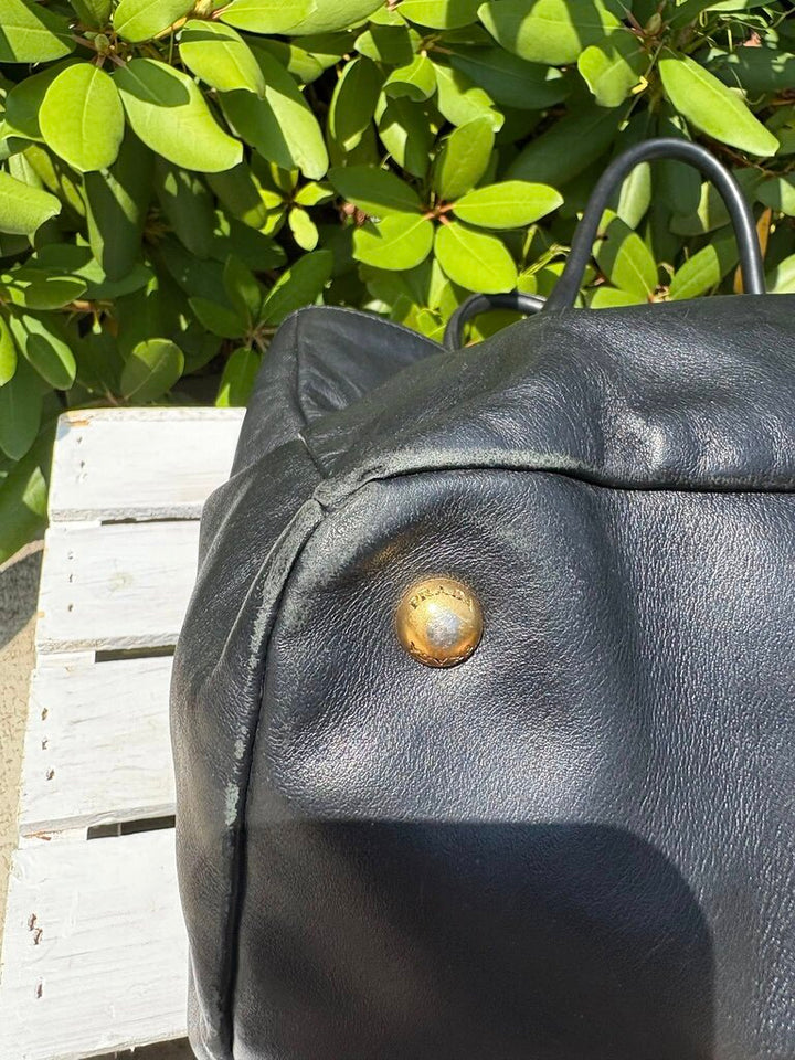 Prada Tessuto Leather Tote