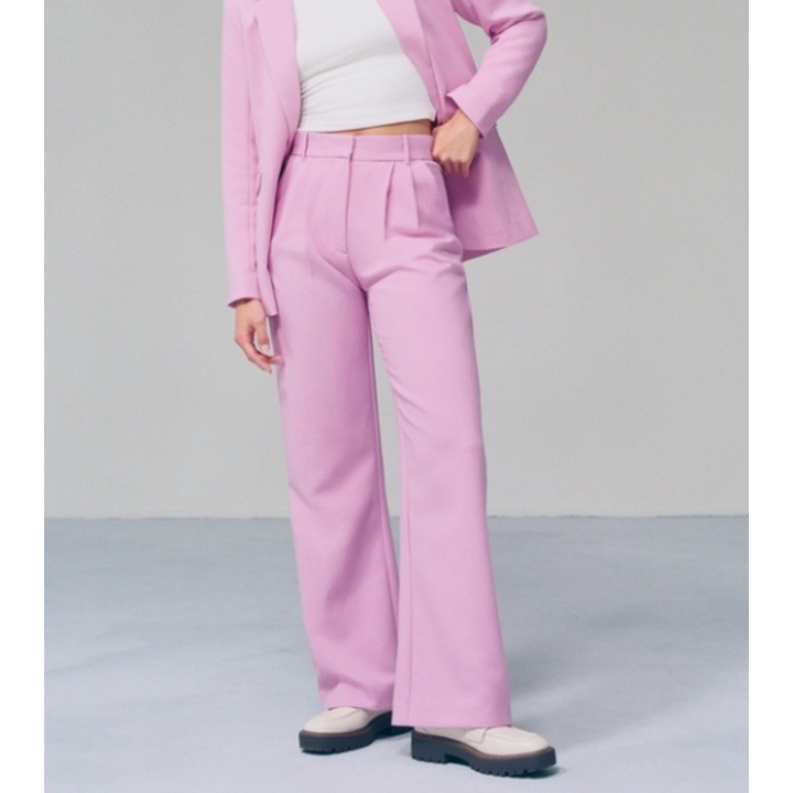 Abercrombie & Fitch Sloane Tailored Wide-Leg Trouser - Size 10