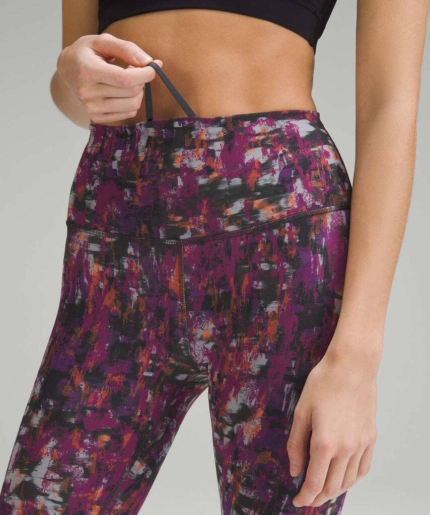 Lululemon Wunder Train High-Rise Tight 25" in Cinder Flash Multi - Size 8