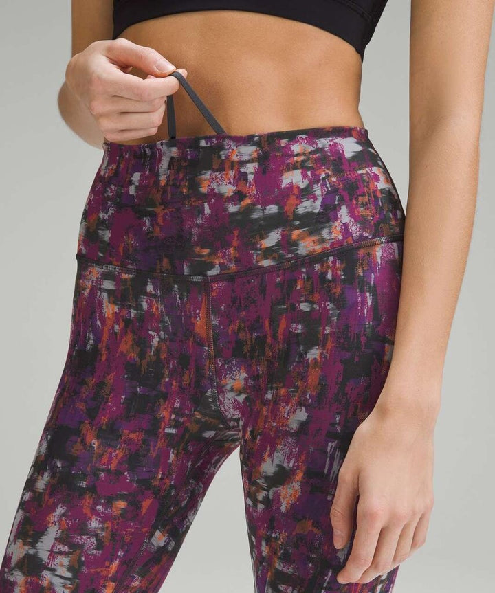 Lululemon Wunder Train High-Rise Tight 25" in Cinder Flash Multi - Size 8