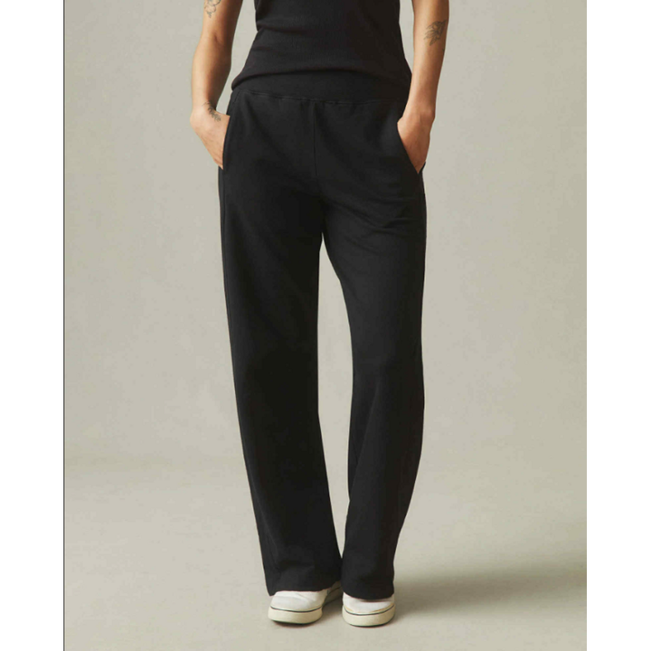 American Giant French Terry Straight Sweatpant in Black - Size Mediun