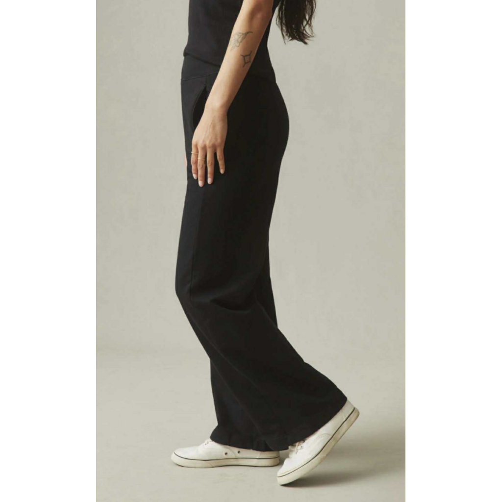 American Giant French Terry Straight Sweatpant in Black - Size Mediun