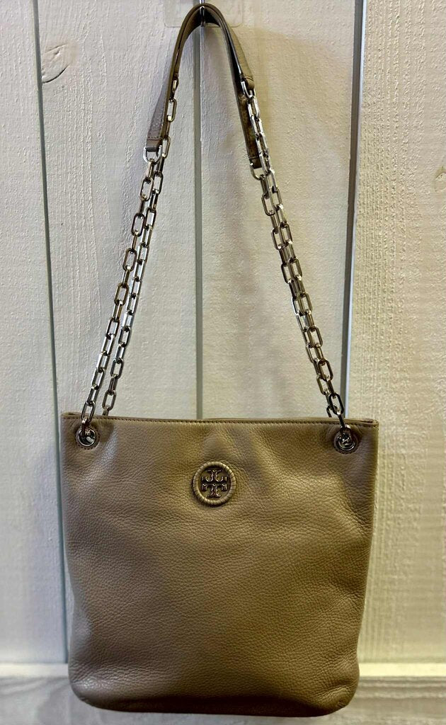 Tory Burch Whipstitch Logo Swingpack Leather Shoulder Bag