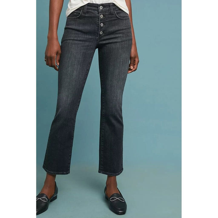 Pilcro High-Rise Cropped Flare Jeans - Size 26