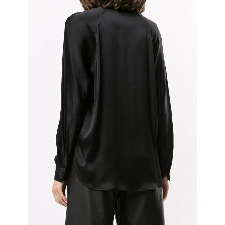 Vince V-Neck Silk Blouse - Size Small