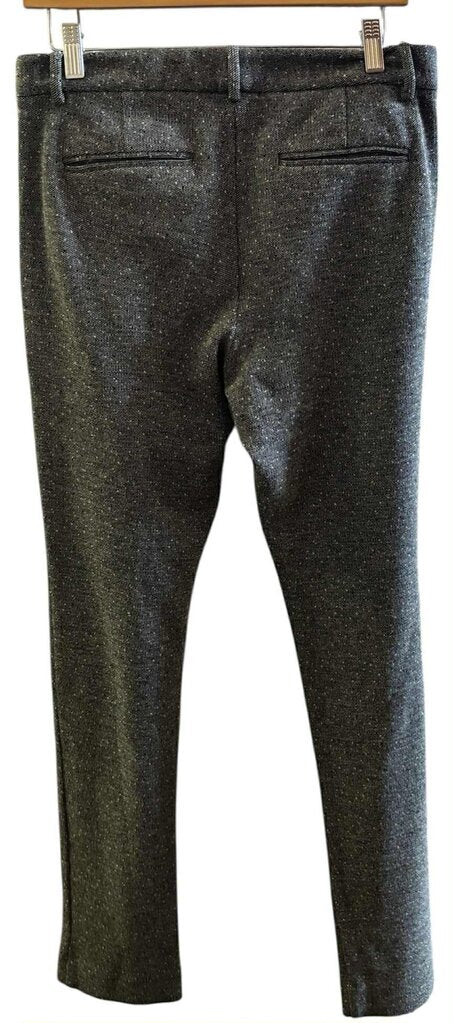 Theory Knit Trouser Pants In Grey - Size Small