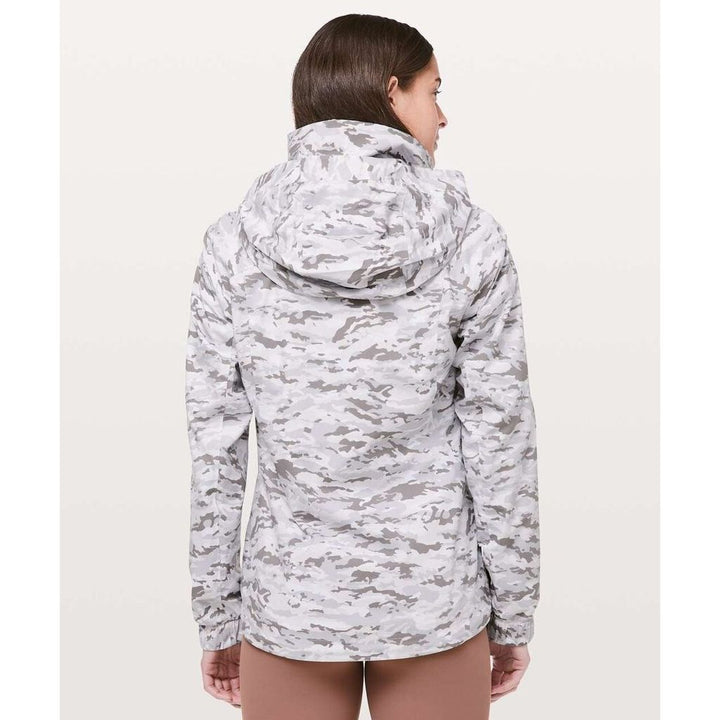 Lululemon Here To Move Jacket in Camo White Gray - Size 6