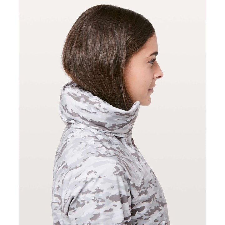 Lululemon Here To Move Jacket in Camo White Gray - Size 6