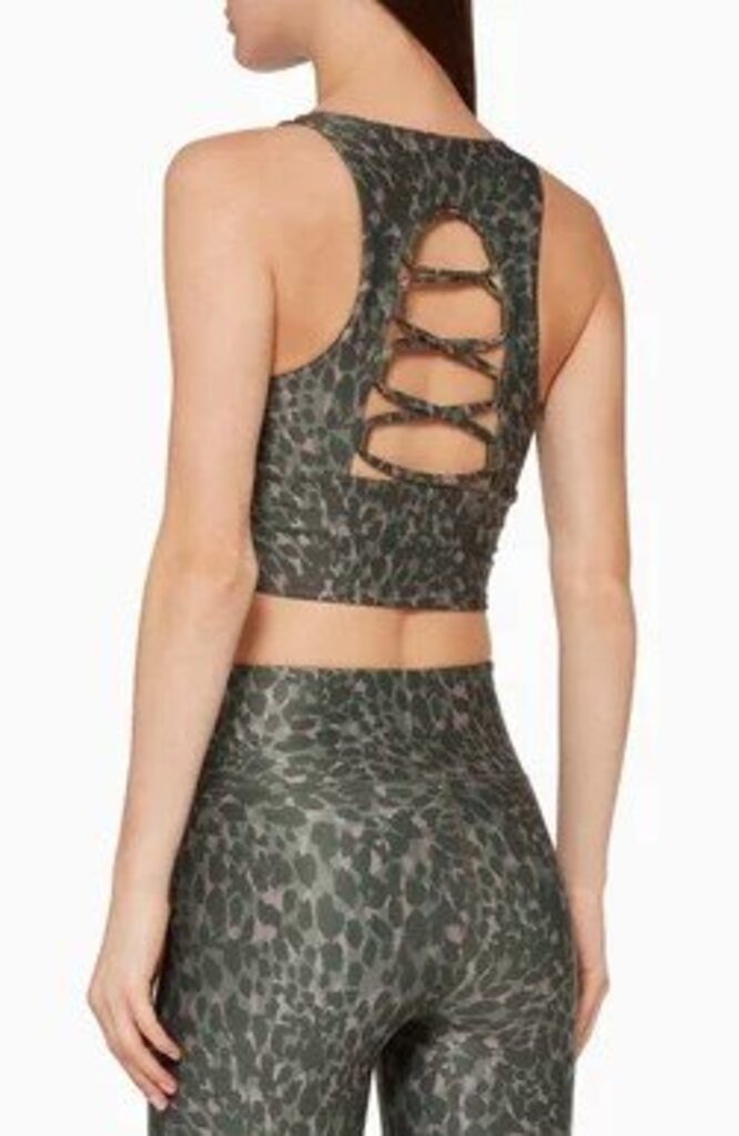 Good American Ferocious Criss Cross Crop Top - Size XL