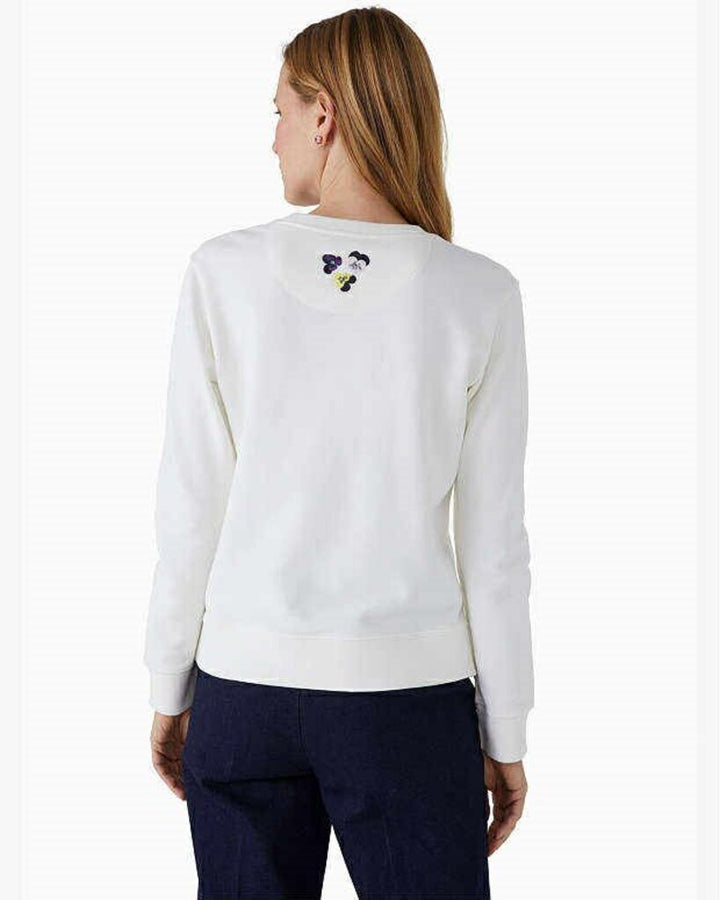 Kate Spade Pansy Toss Logo Sweatshirt - Size XL