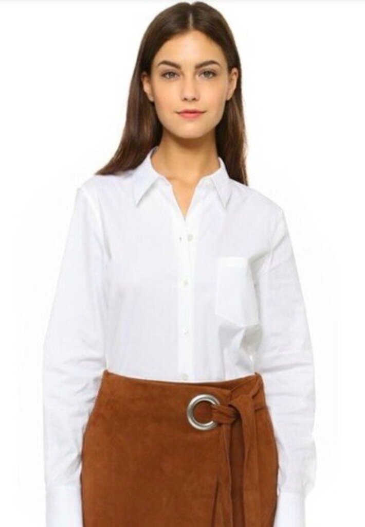 Theory Luxe Robertson Oversized Shirt - Size Medium