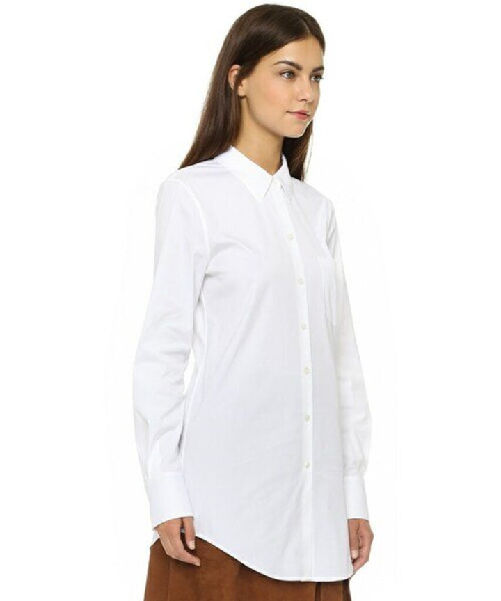 Theory Luxe Robertson Oversized Shirt - Size Medium