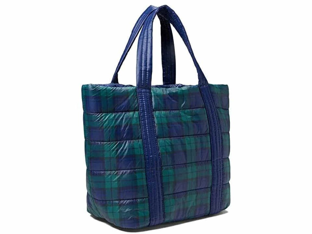 Vineyard Vines Reversible Charleston Green Puffer Tote