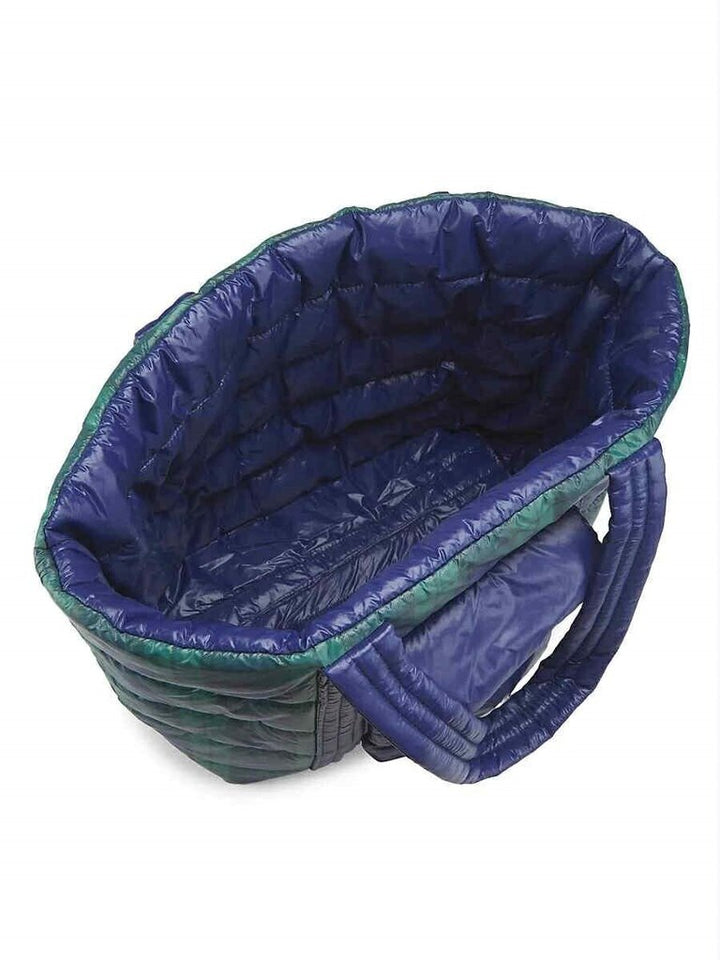 Vineyard Vines Reversible Charleston Green Puffer Tote