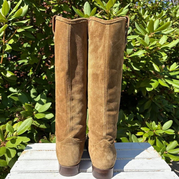 Frye Melissa Suede Button Tall Boots - Size 7