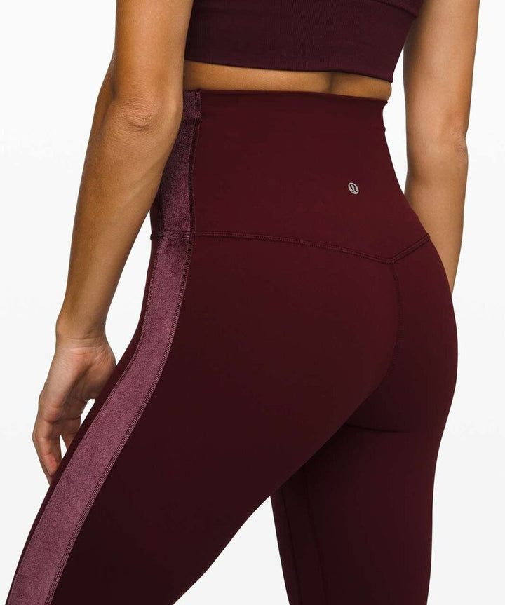 Lululemon Align Super High-Rise Pant 28" Velvet Garnet - Size 4