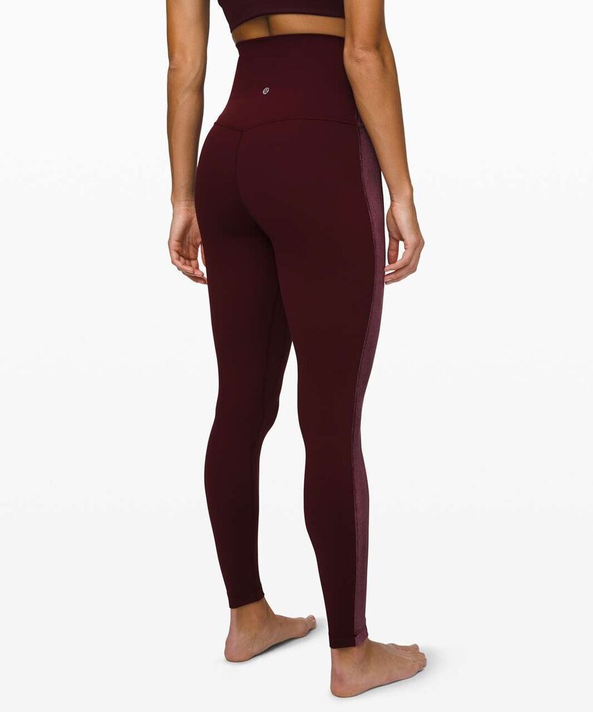 Lululemon Align Super High-Rise Pant 28" Velvet Garnet - Size 4