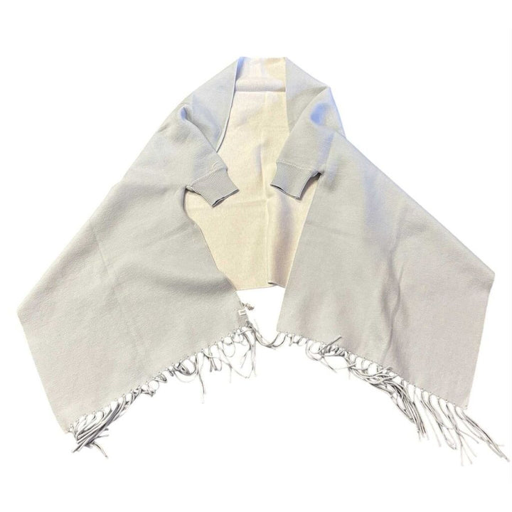 Mersea Kimono Open Shawl In Grey - Size S/M